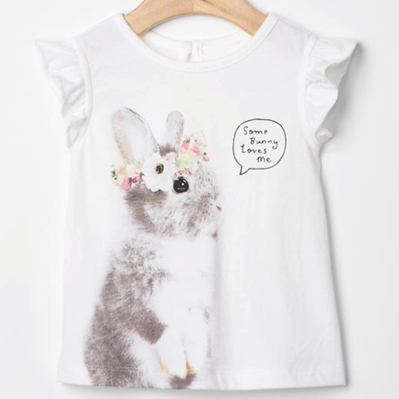 GAP Other - Baby Gap NWT Easter Bunny top 18-24 Easter shirt